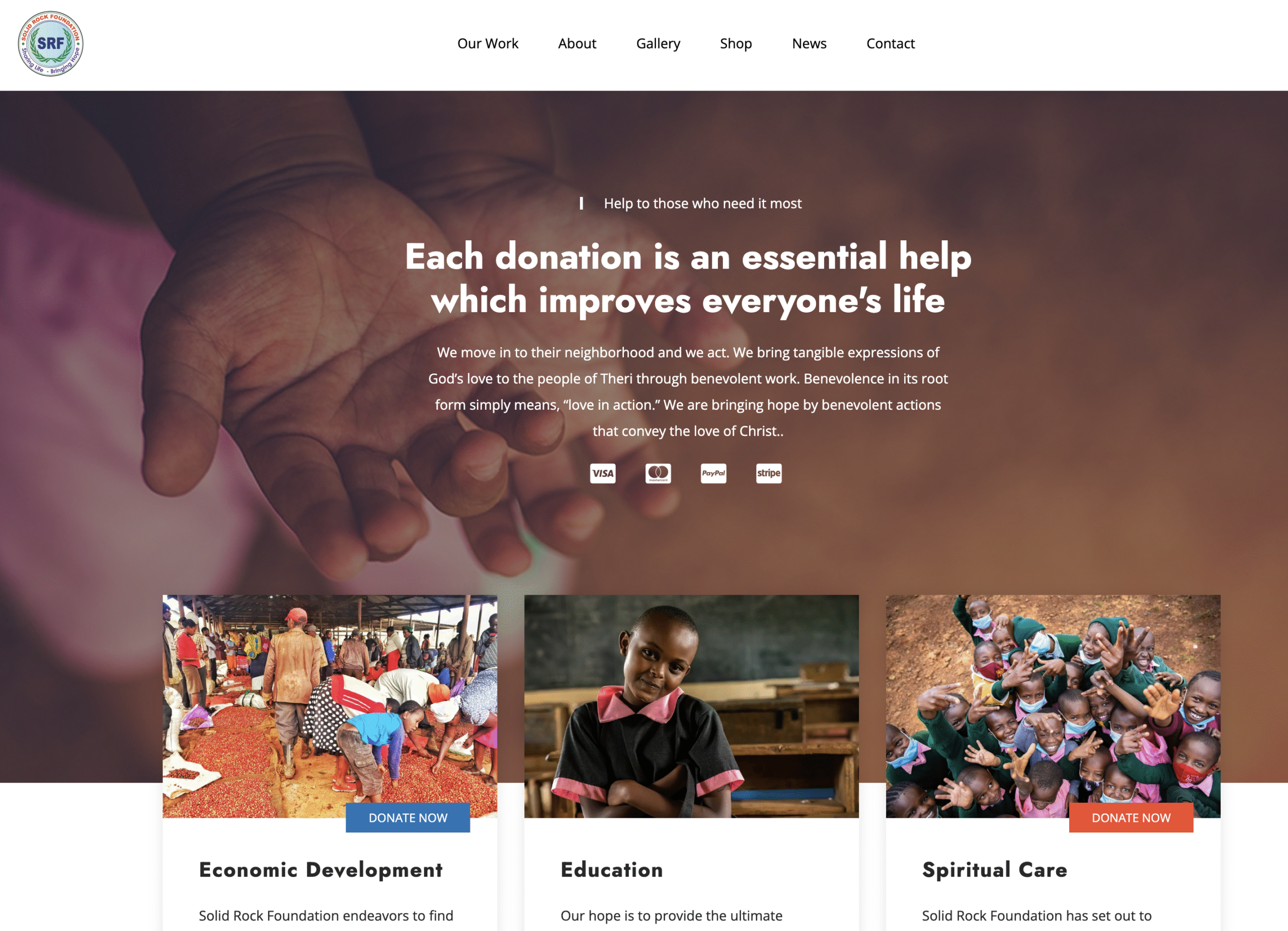 solidrock foundation web design - PerplexDigital
