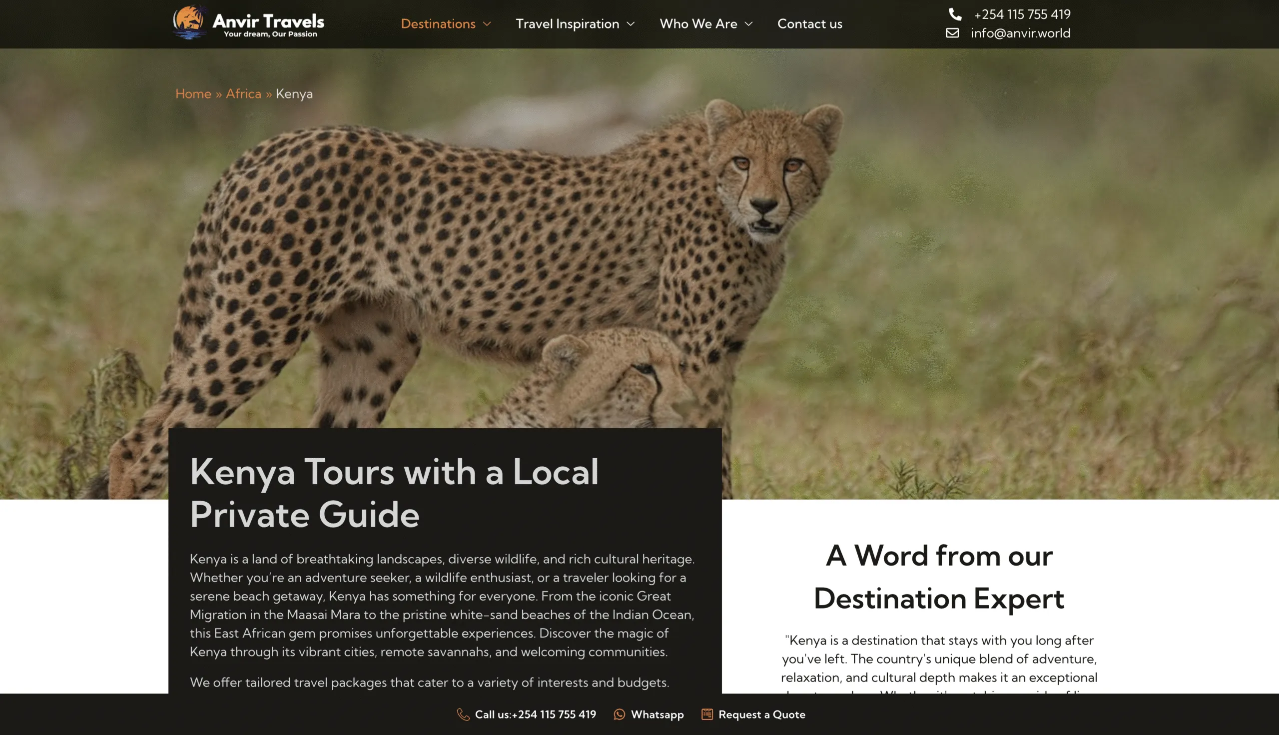 Website Design & Development 4 Anvir-Country-Page-scaled